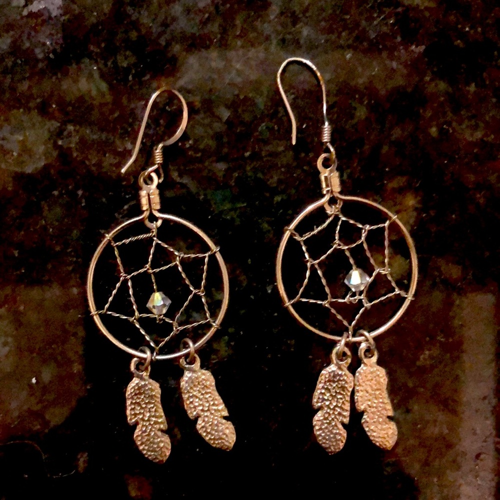 Dreamcatcher earrings